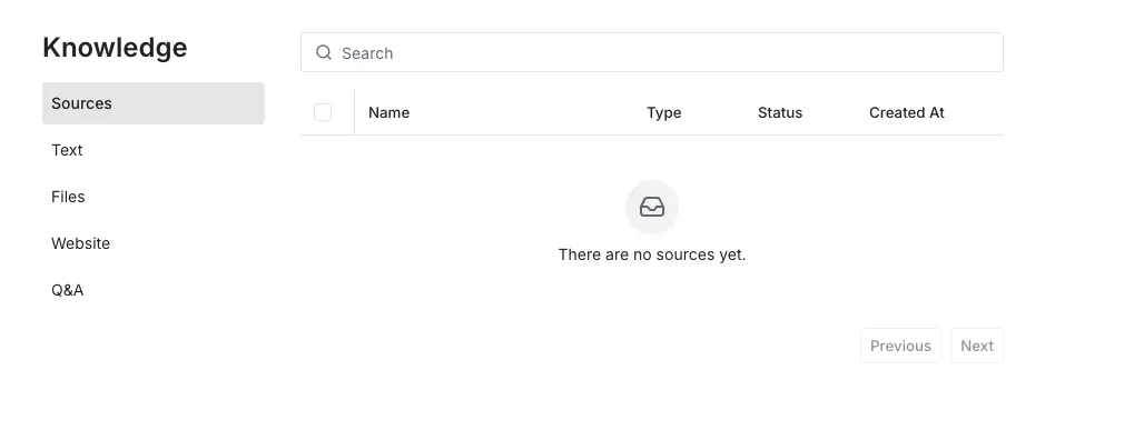 Knowledge Base Setup