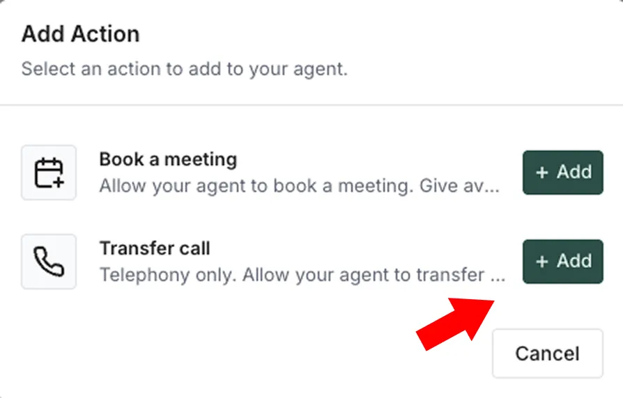 Call Transfer Setup