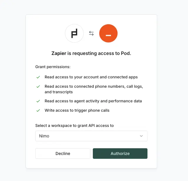 Authenticate Pod Account