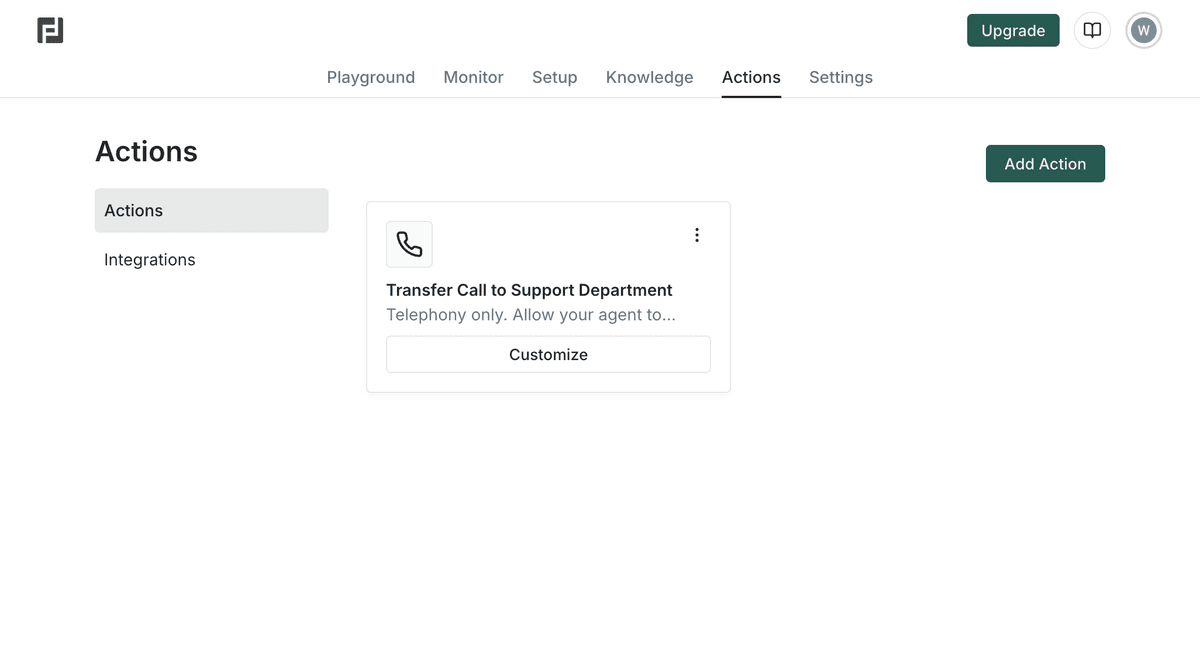 Preview of automated delivery and pickup workflow