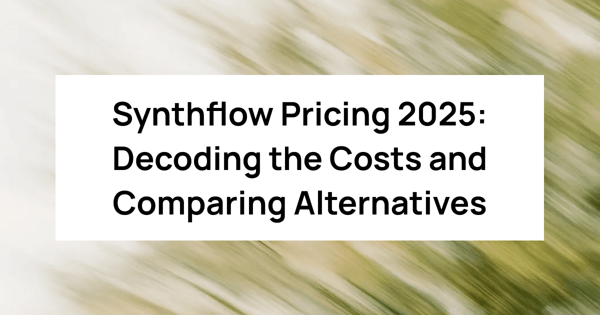 Synthflow Pricing 2025: Decoding the Costs and Comparing Alternatives